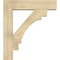 Ekena Millwork Merced Block Rough Sawn Bracket w/ Offset Brace, Douglas Fir, 8"W x 34"D x 38"H BKT0806X34X38MRC05RDF - alternate 2